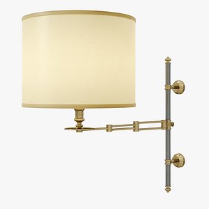 1stdibs Selection brass swing arm sconce 3D model