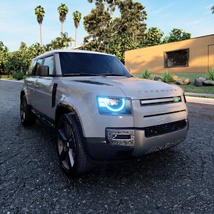 3D Land Rover Defender 110 2021 model