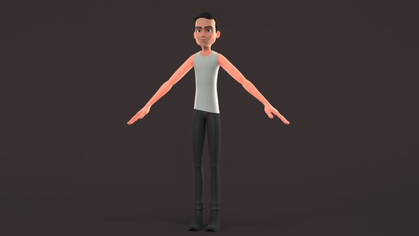 3D model cartoon man - - TurboSquid 1466980