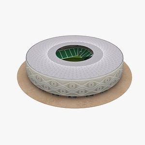 3D model Al Thumama Stadium Qatar