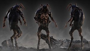 Insectoid Creature Beetle 3D