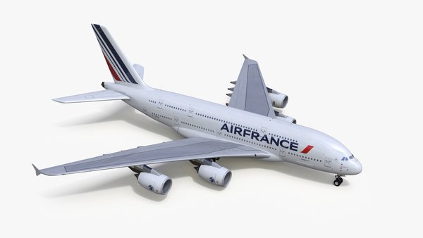 modelo 3d Airbus A380 de Air France - TurboSquid 2376473