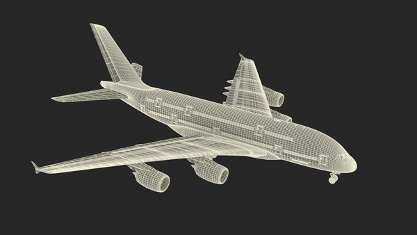 modelo 3d Airbus A380 de Air France - TurboSquid 2376473