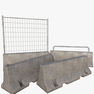 Concrete Barrier Set
