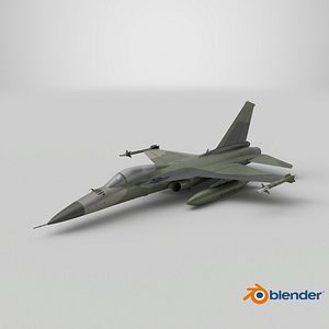 Combat Fighter Jet with Pilot on Board in Flight