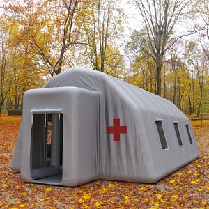 3D Pass Through Inflatable Medical Tent model