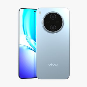 3D Vivo Y600 Pro Blue model