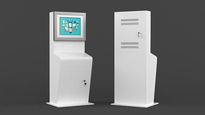 3D Electronic Kiosk model