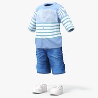 Summer Clothes for Walking One Year Old Baby