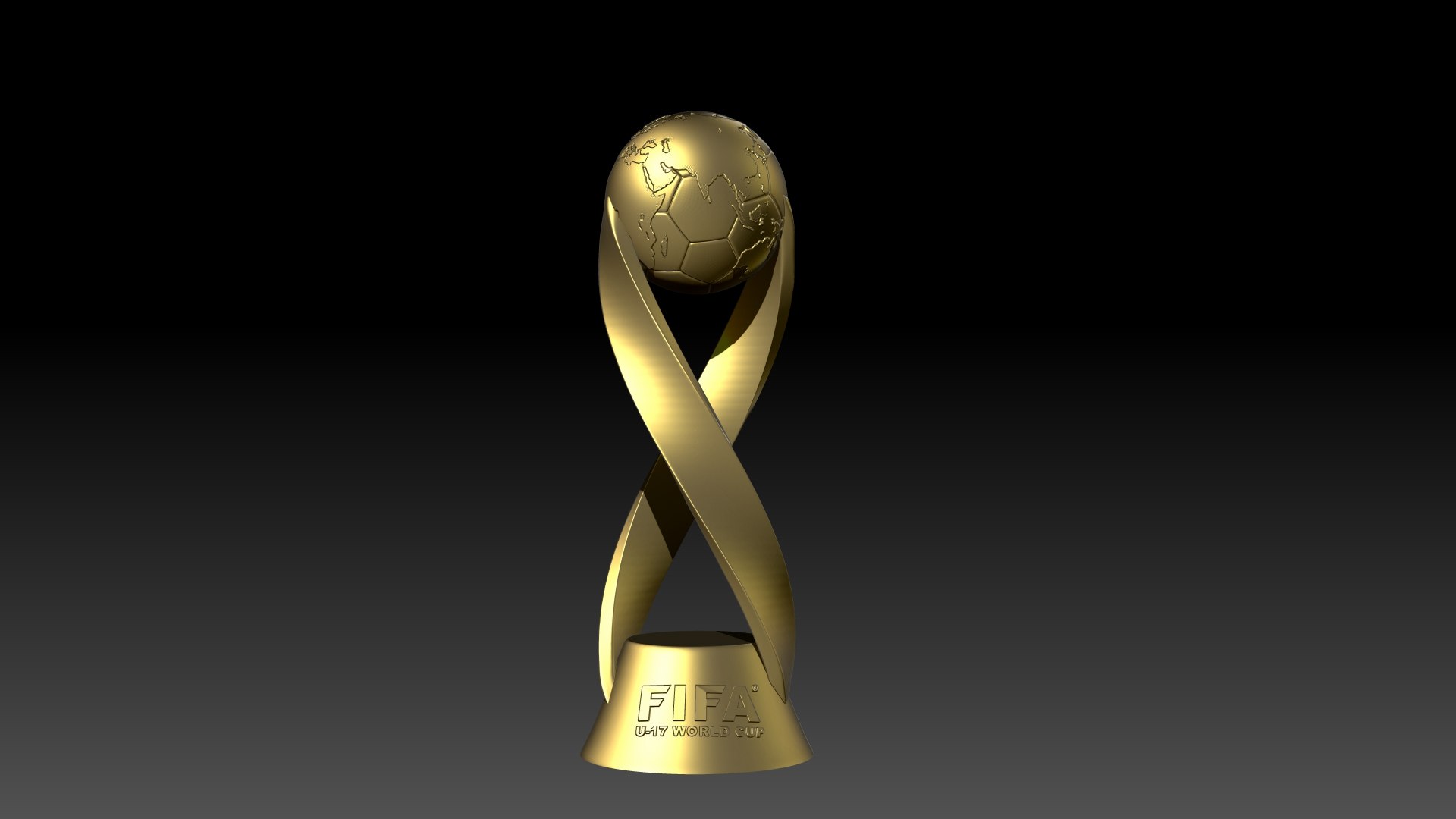 3D WORLD CUP UNDER17 TROPHY model - TurboSquid 2160073