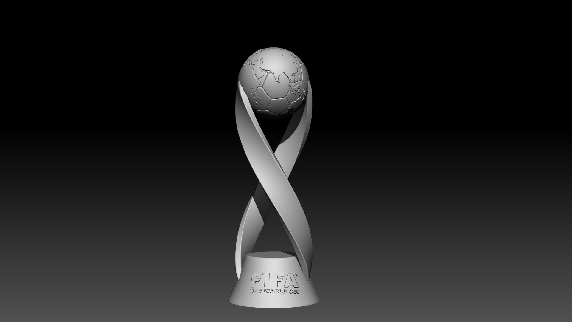 3D WORLD CUP UNDER17 TROPHY model TurboSquid 2160073