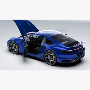 Porsche 911 Turbo S 2021 3D model