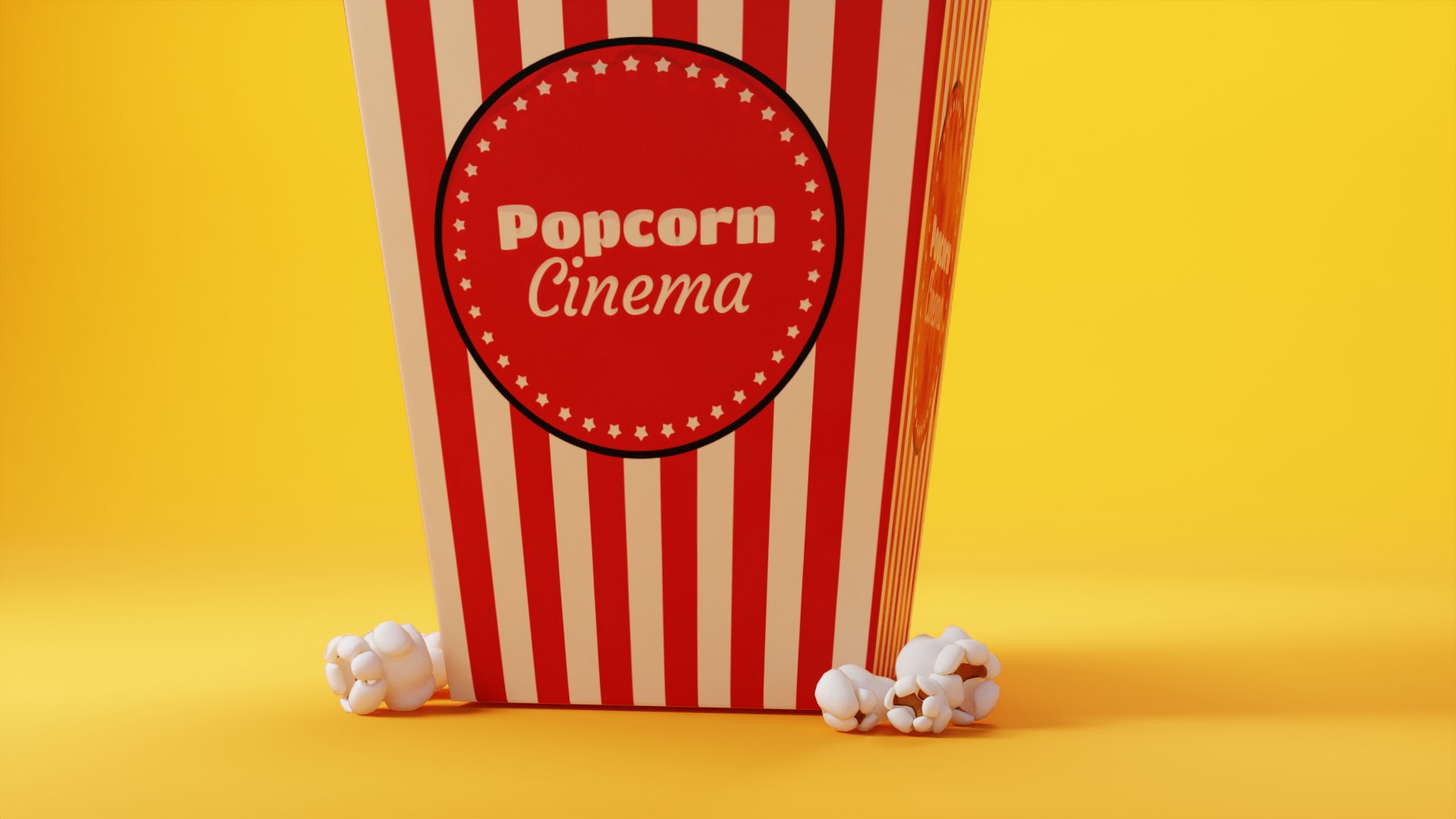 3D POPCORNS CINEMA POPCORNS TurboSquid 2267831