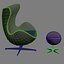 Egg Chair 3dsmax