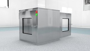 3D Passbox Interlock System model