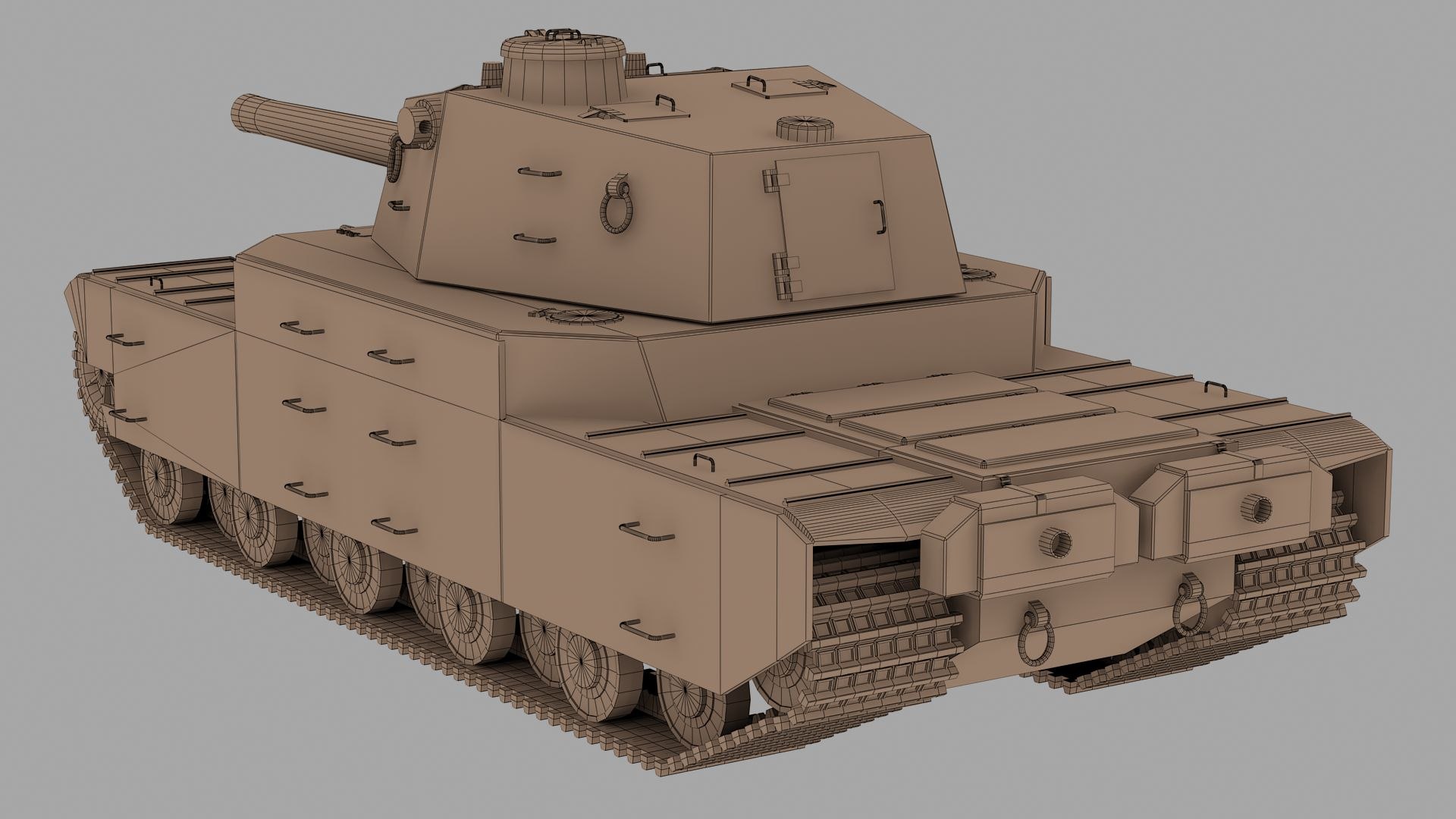 Type 5 Heavy Tank Model - TurboSquid 1901182