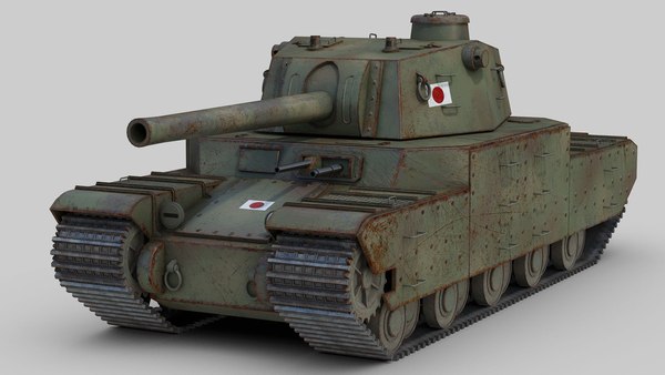 Type 5 Heavy Tank model - TurboSquid 1901182