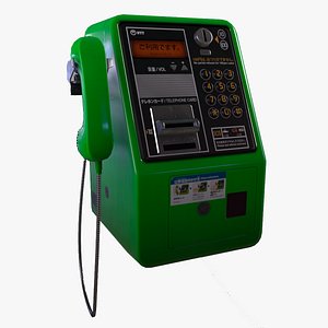 Japanese PayPhone Stylized