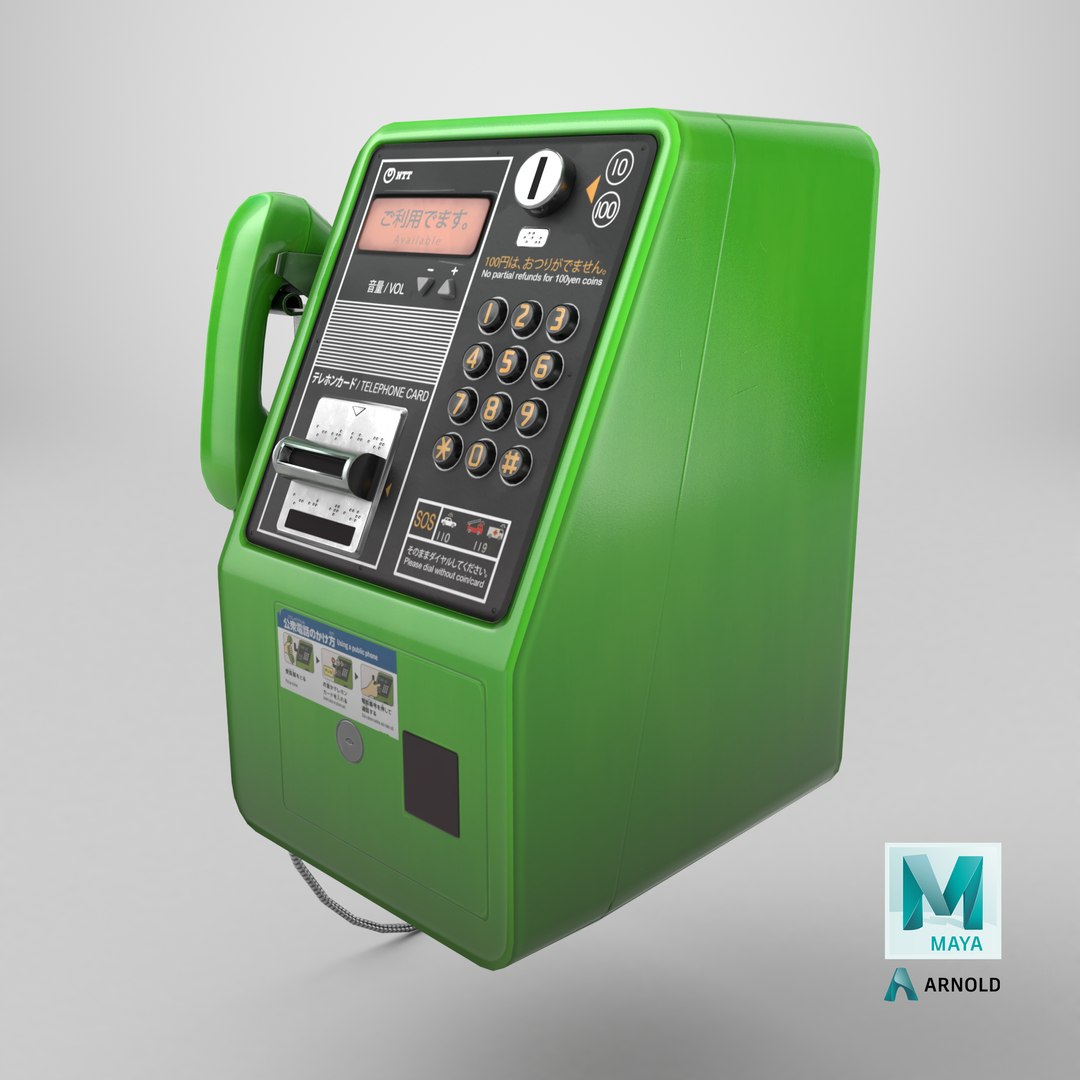 Japanese PayPhone Stylized model https://p.turbosquid.com/ts-thumb/vb/gyNaiV/go/stemcell_maya_arnold_render/png/1744651139/1920x1080/fit_q87/fbef72805742b96f3710777d08db8dd18248604b/stemcell_maya_arnold_render.jpg