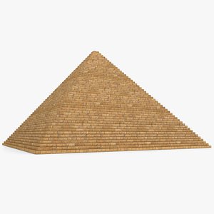 3d egyptian pyramid model