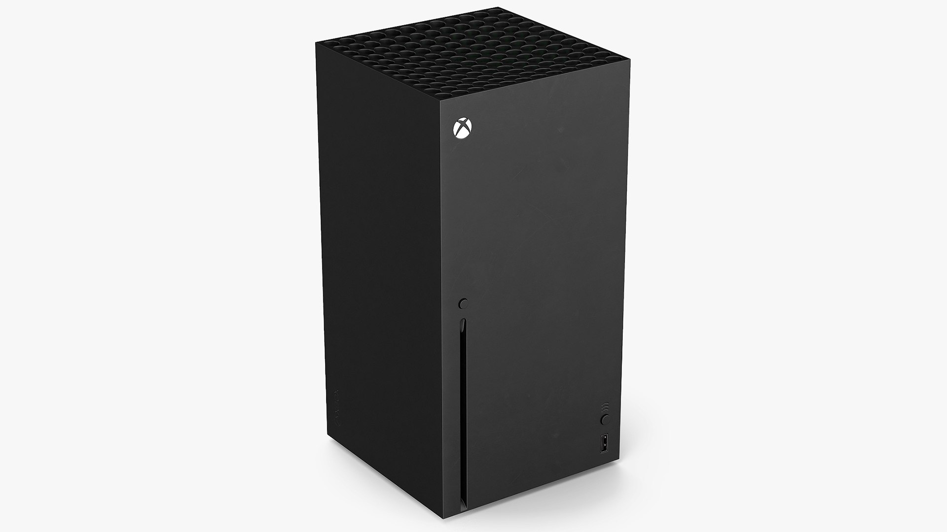 Xbox Series X Game Console 3D model preview