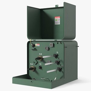 ABB Single Phase Pad Mounted Transformer 3D model