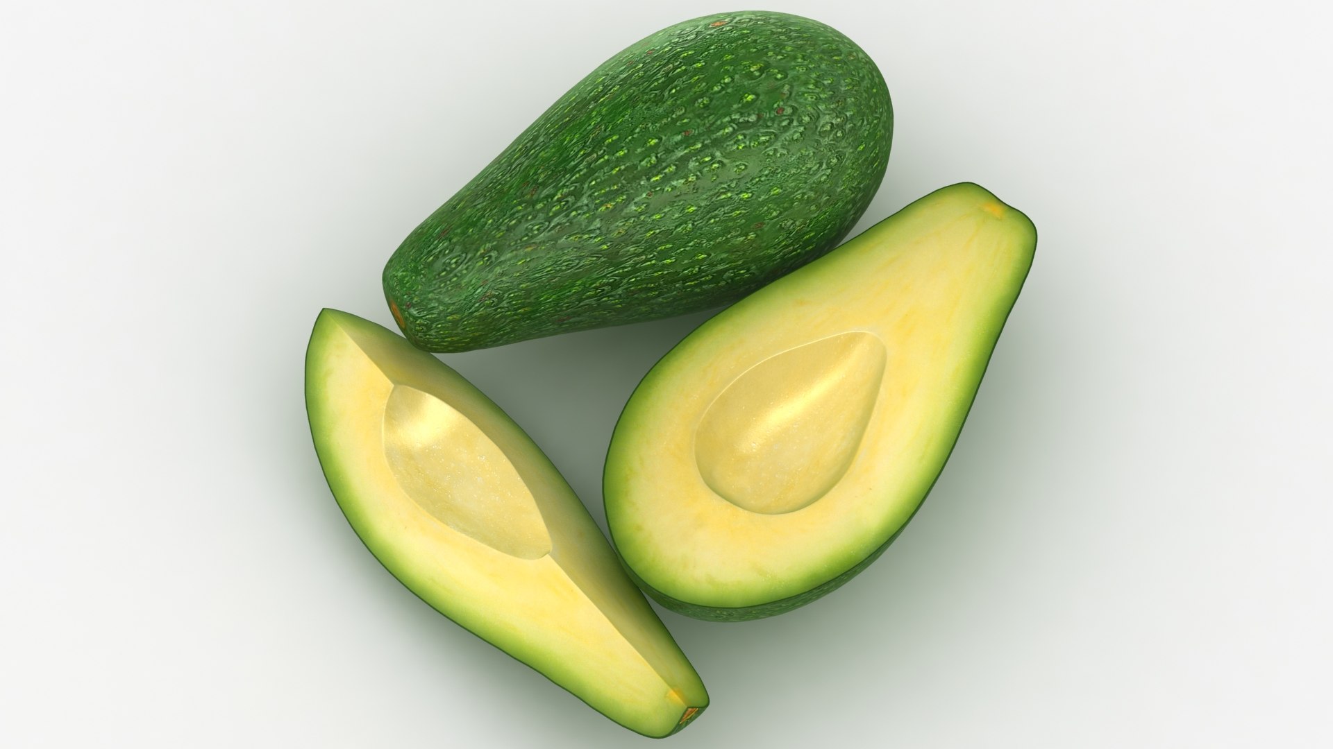 3D realistic avocado slices model https://p.turbosquid.com/ts-thumb/vb/q01jOE/xfOtMTJp/lemon_rr_10/jpg/1585909722/1920x1080/fit_q87/469cbd10c9753c1835f87912f056c807590f0cf4/lemon_rr_10.jpg