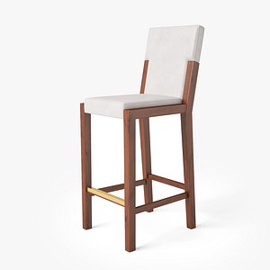 3D model euthalia barstool chair tonon