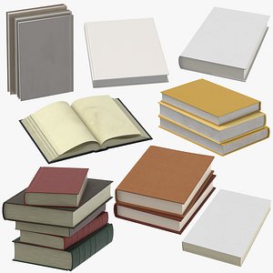 books 02 3D model