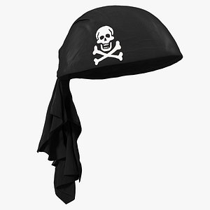 Black Pirate Scarf