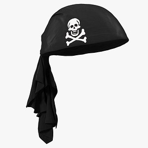 Black Pirate Scarf