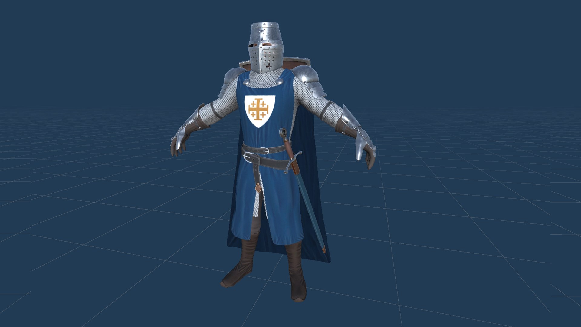 Low-poly Model Character Knight 01 3D - TurboSquid 2027312