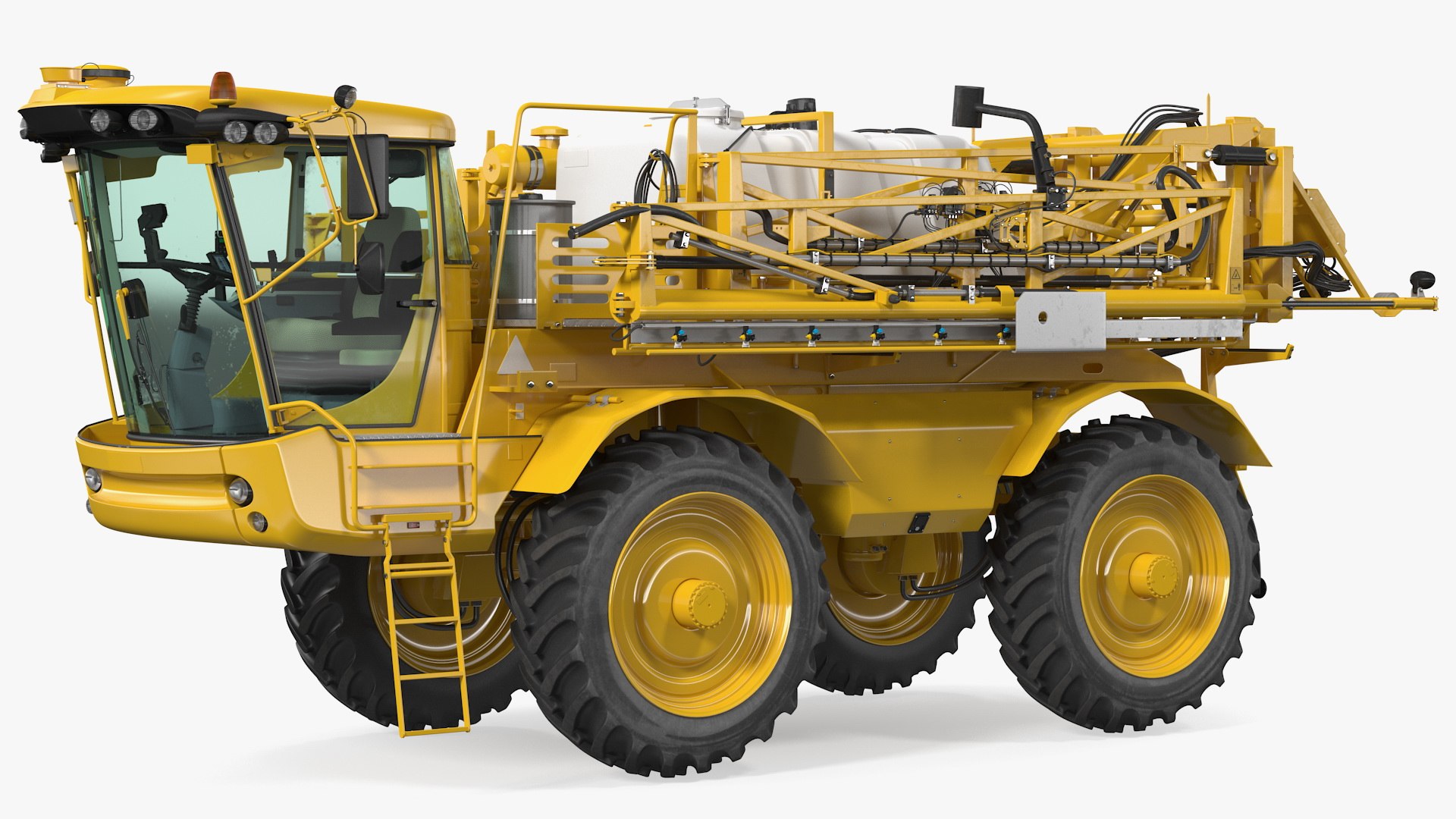 Self Propelled Crop Sprayer Clean 3D model preview