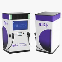 Flexpole the Flexible Fast EV Charging Station by Elli