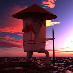 3D model eraser soldier