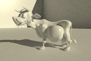 cow asterix 3d model