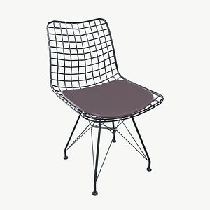 Metallic Chair 3D