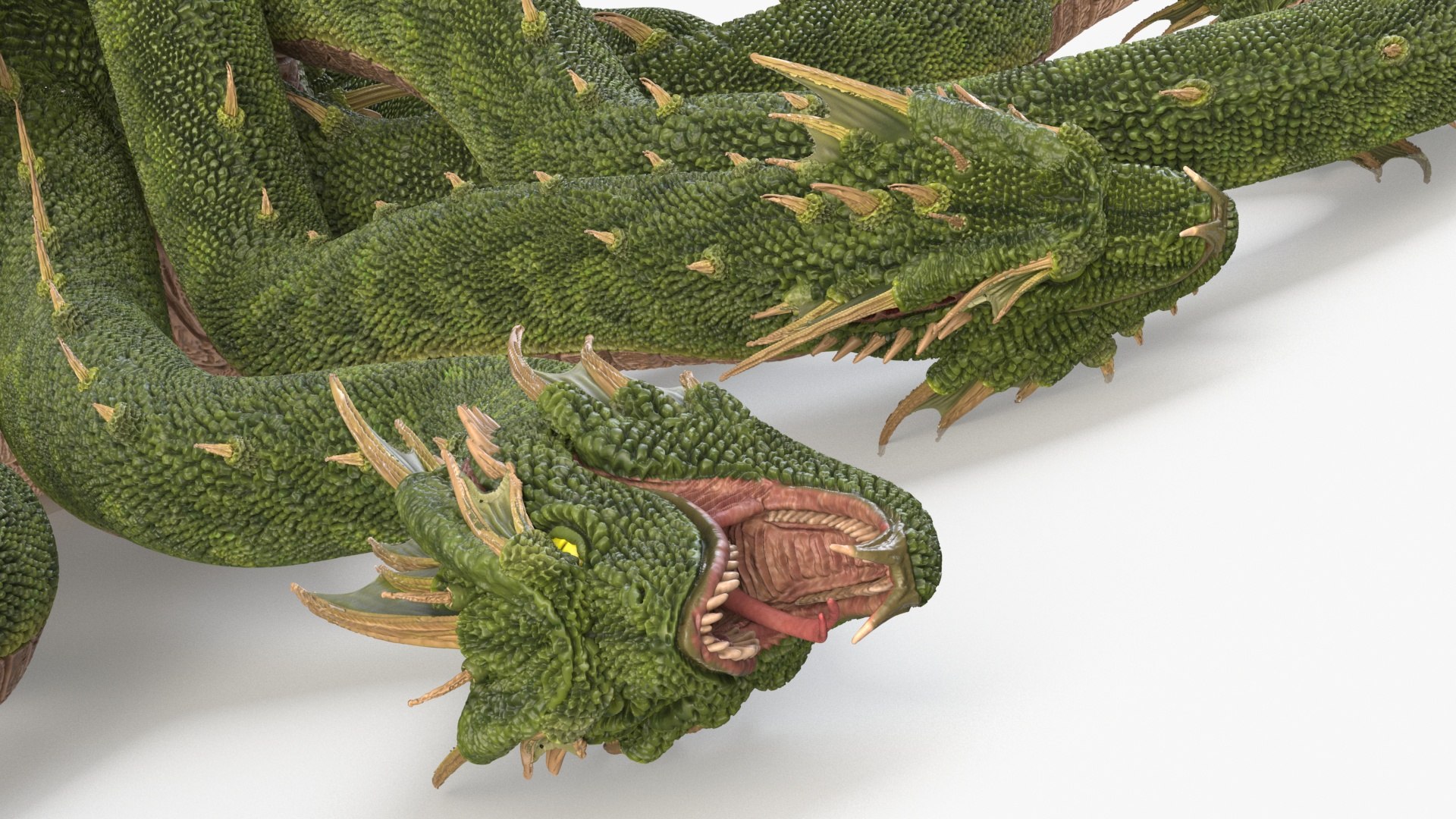 Hydra of Lerna Defeated Pose 3D model preview