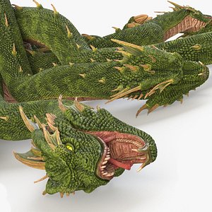 Hydra of Lerna Defeated Pose 3D model