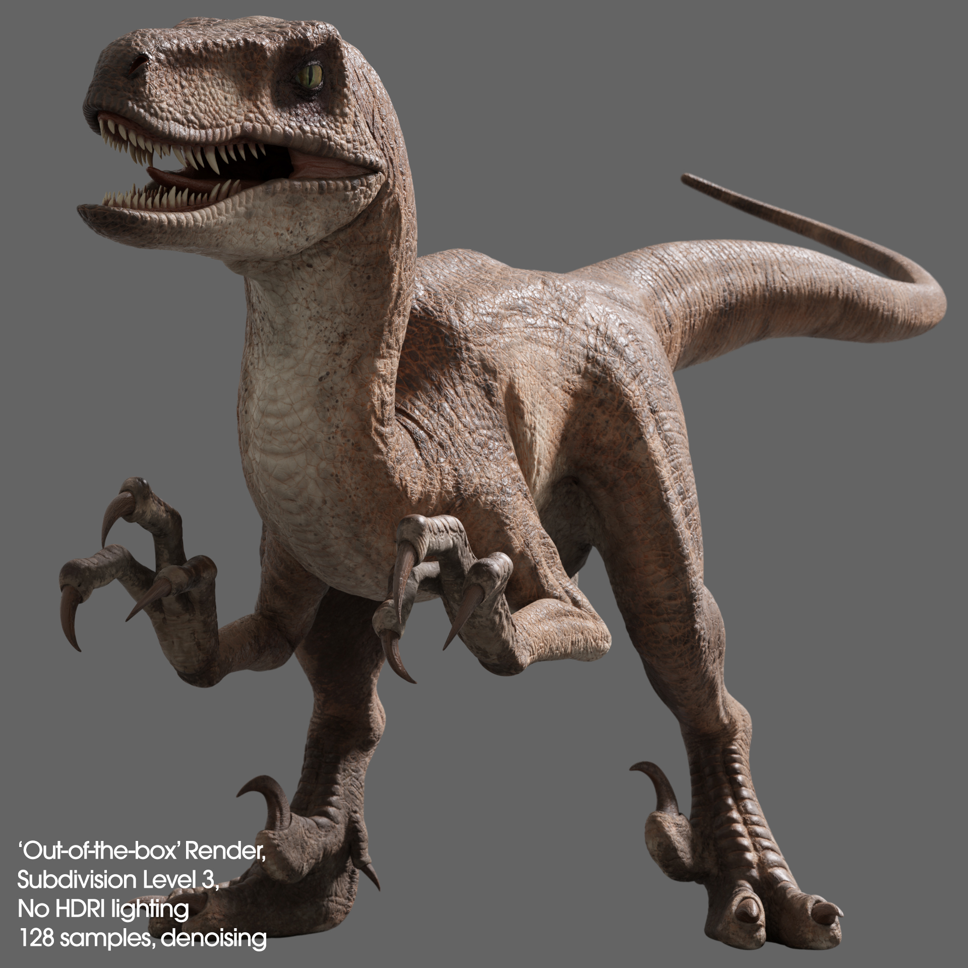 3D velociraptor animation raptor - TurboSquid 1317553