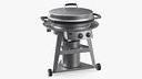 Professional Wheeled Cart Griddle