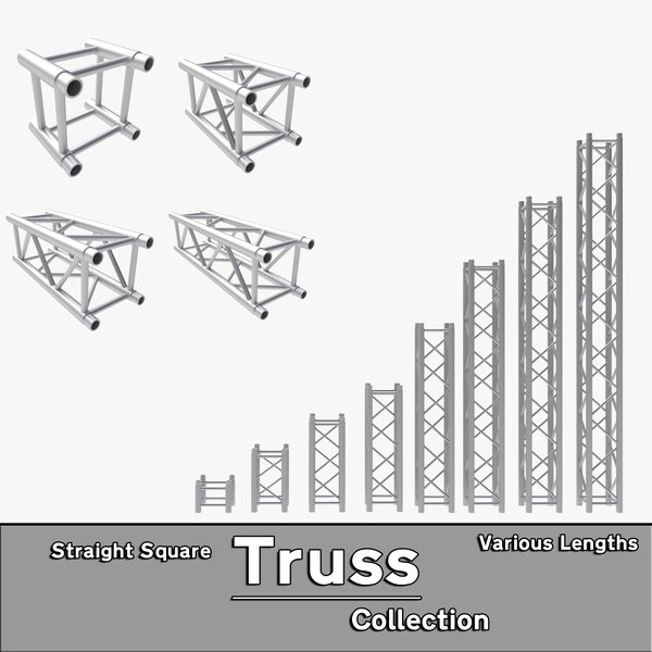 3d straight truss