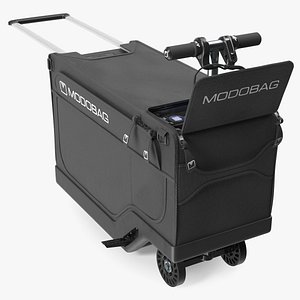 Motorized Suitcase Modobag Rigged for Cinema 4D