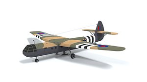 Airspeed AS 51 Horsa WWII Airplane 3D model