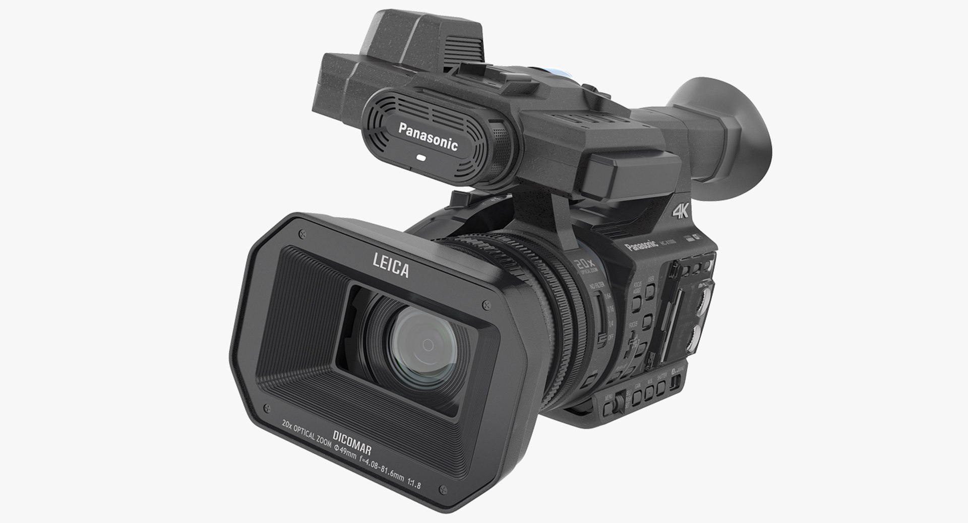 3D Hd Camcorder Panasonic Hc TurboSquid 1188382