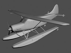 3d model dehavilland beaver