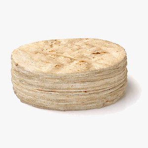 Low Poly Pile of Tortillas