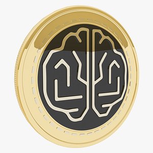 3D GNY Cryptocurrency Gold Coin