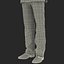 European Businessman with Hair 3D Model