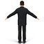 European Businessman with Hair 3D Model